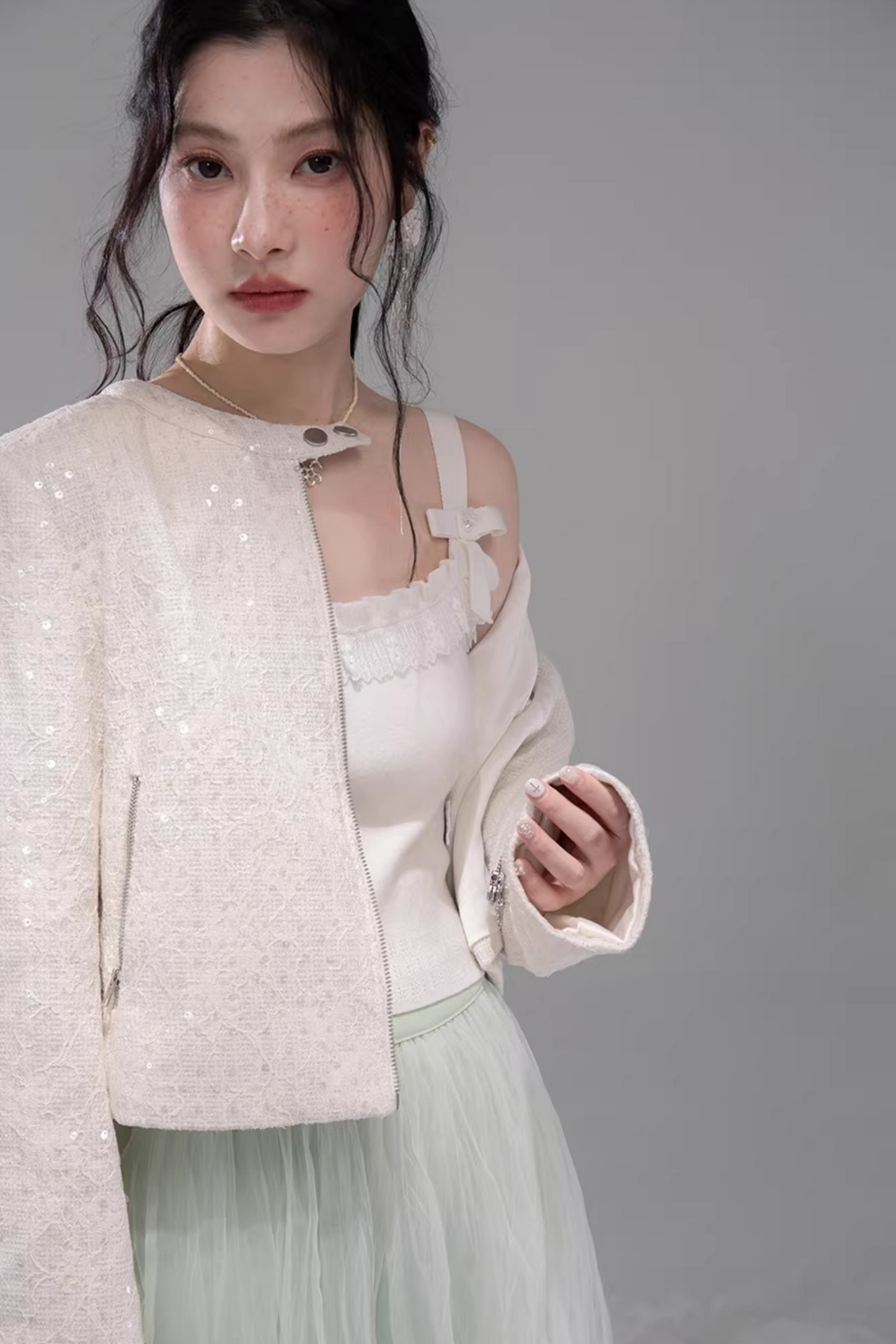 Shining Lady Spitzenjacke