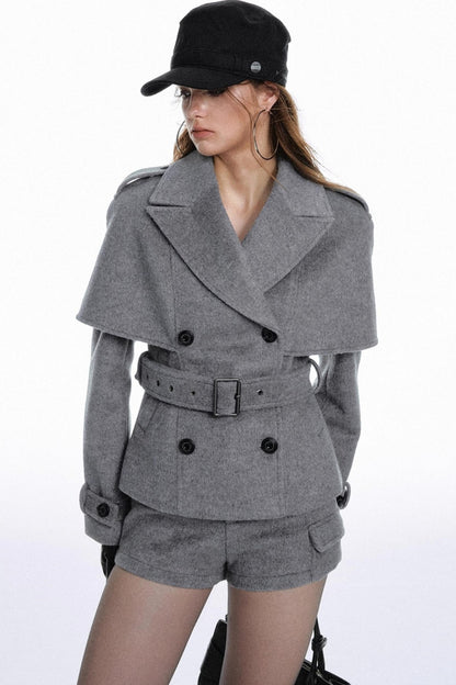 British Woolen Jacket With Shorts Set-Up