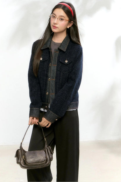 Autumn Retro Denim Jacket Set-Up