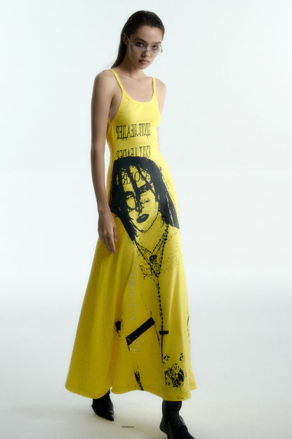 Spicy Halter Rhinestone Maxi Dress