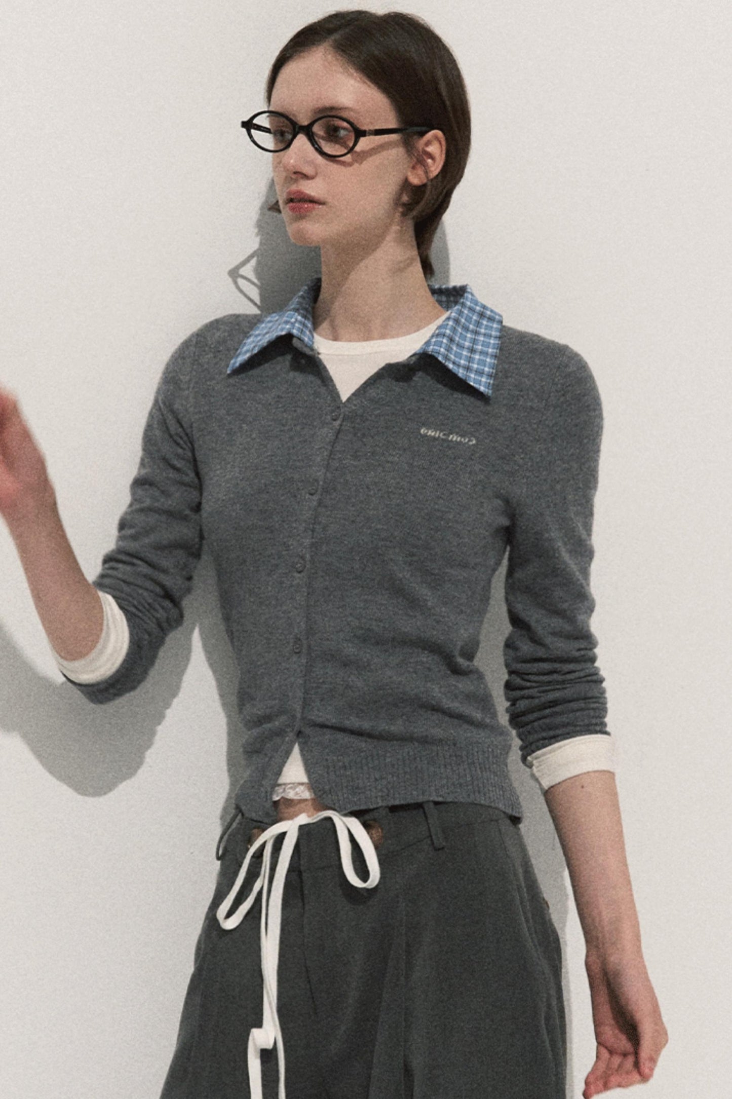 Slim Fit Wool Knit Top