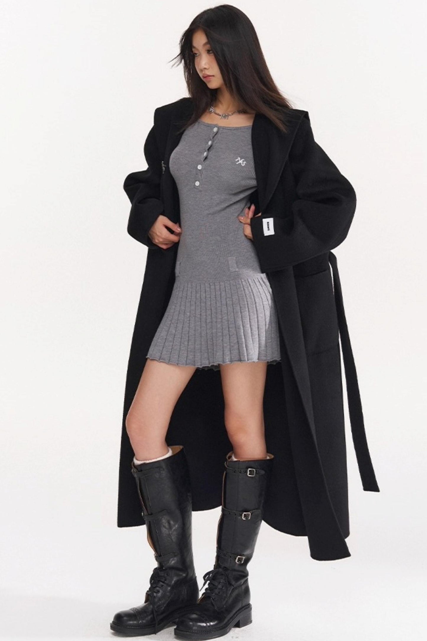 Classic Cable Knit Dress