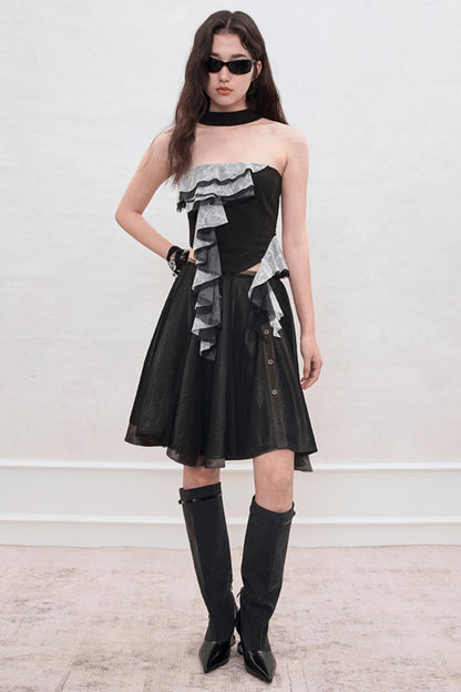 Classic Lace Halter Top