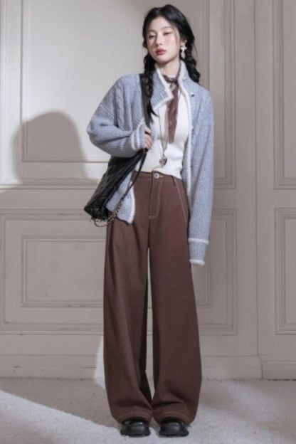 Autumn Maple Silhouette Pants