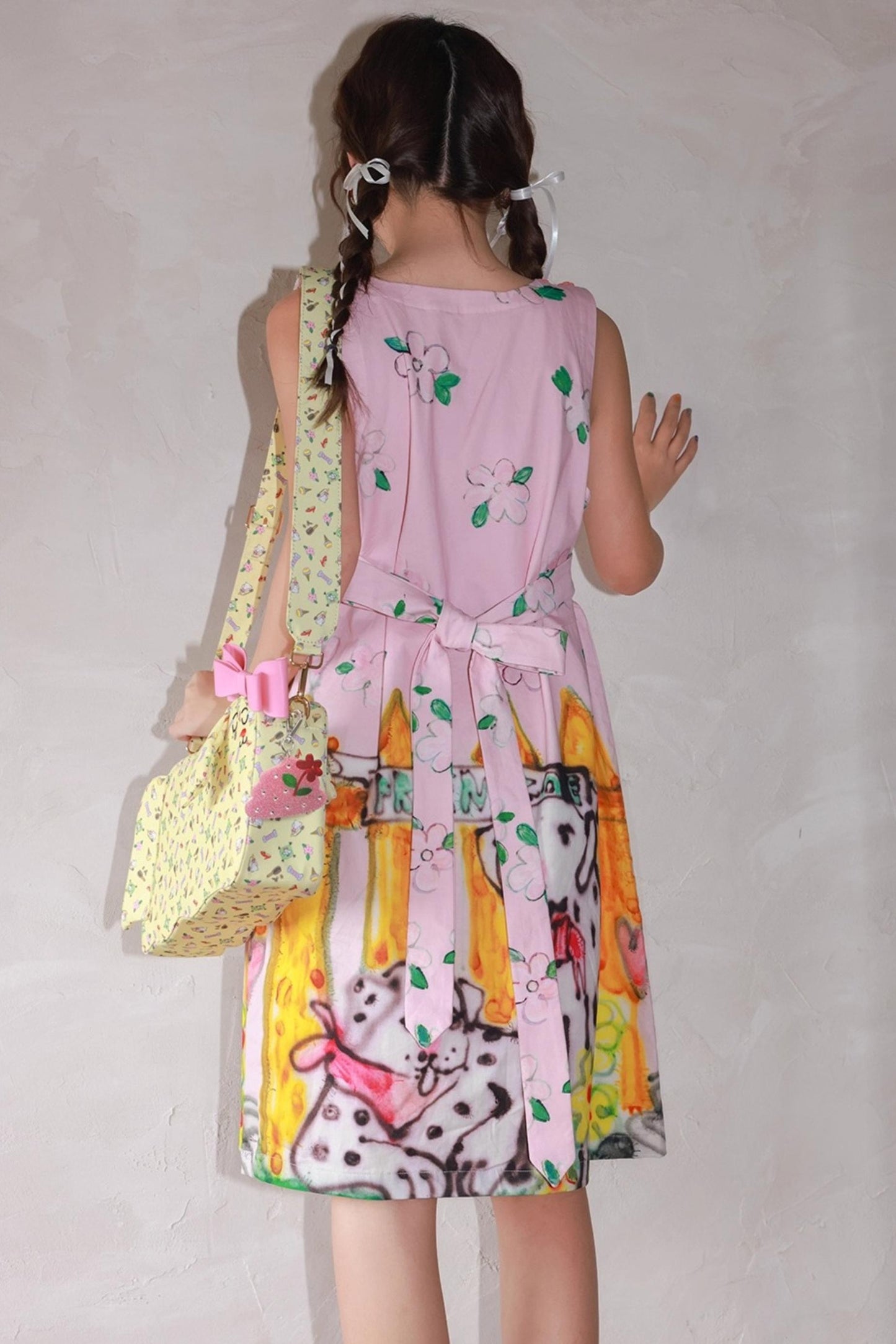 Peach Heart Crossbody Bag