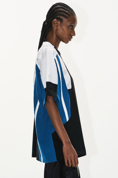 Colorblock Embroidered Tee