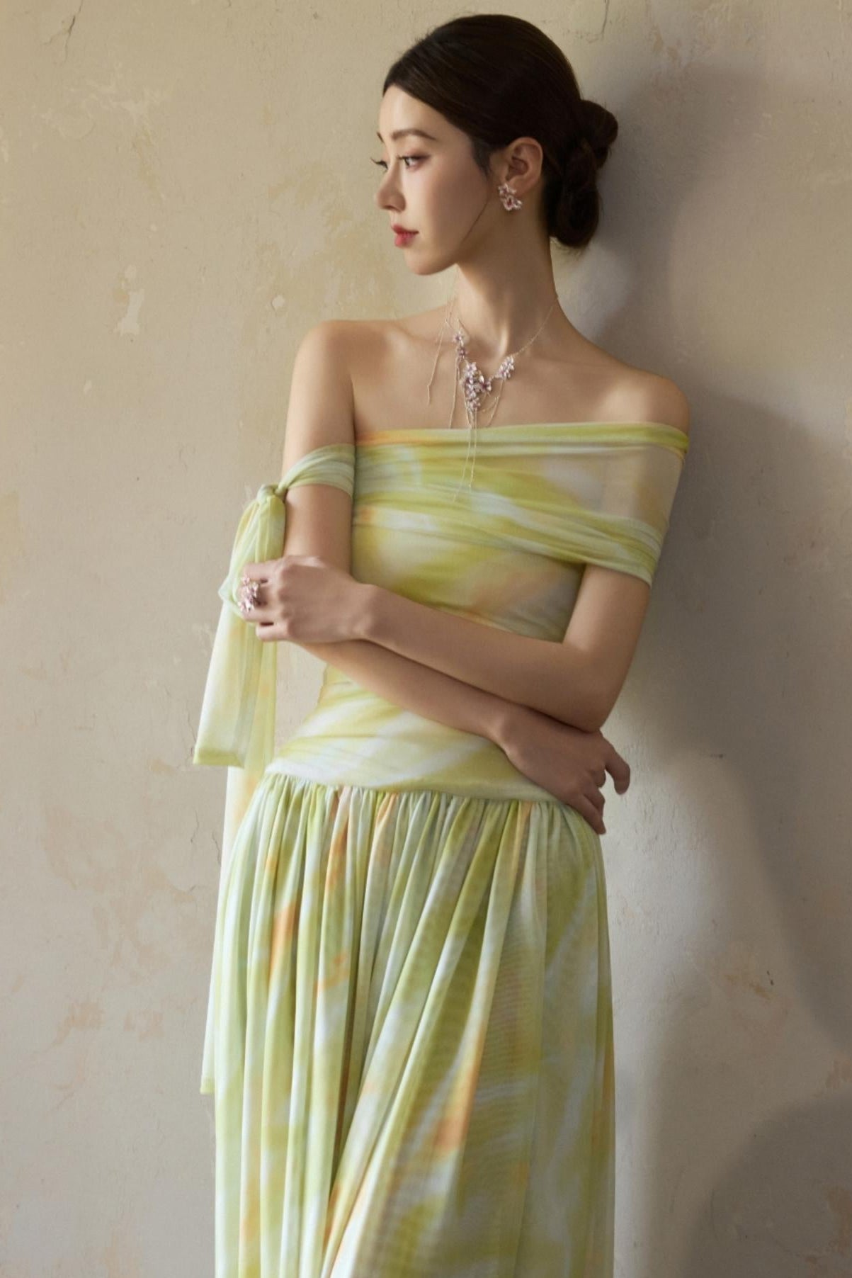 Halo Knitted Bustier Skirt