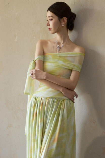 Halo Knitted Bustier Skirt