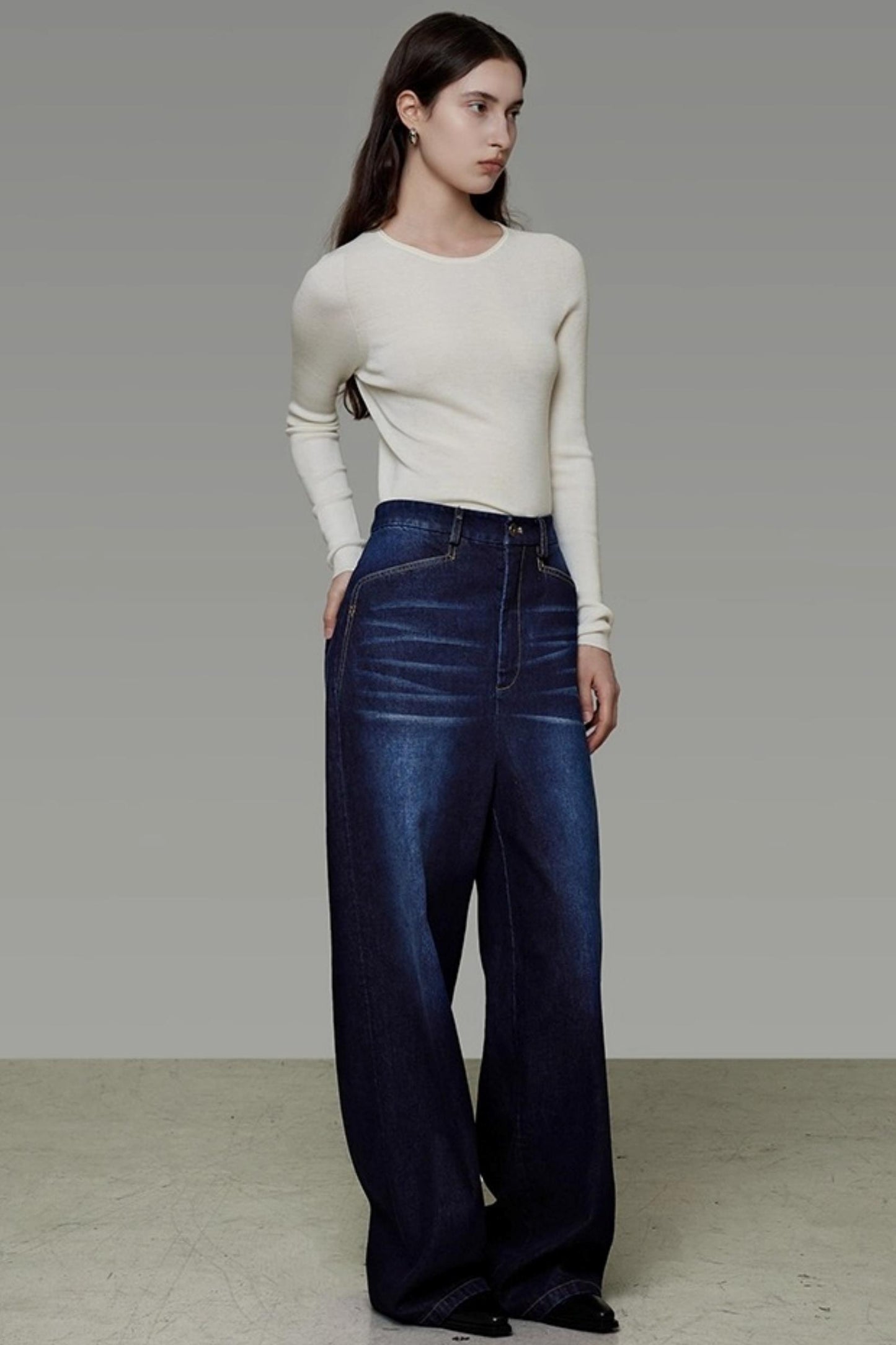 Vintage Winter High-Waisted Slimming Jeans