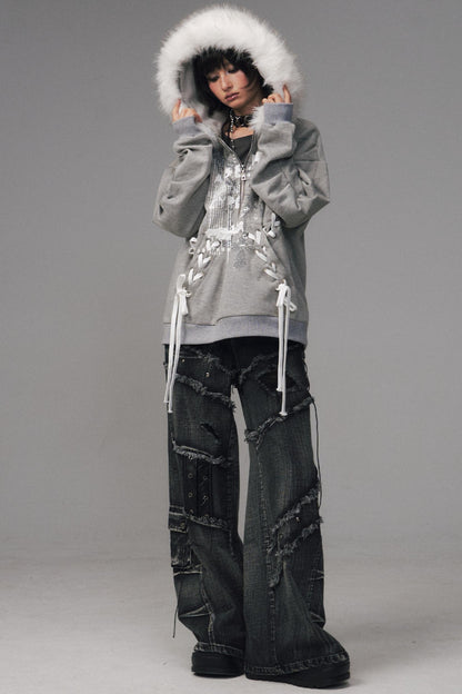 Back Garden Light Zipper Heavy Top