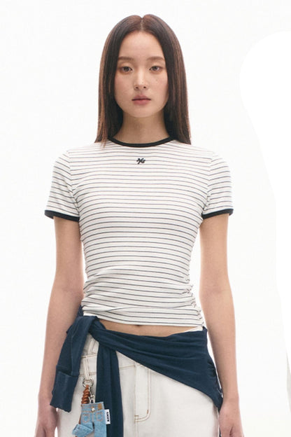 Clasic Slim Fit Striped T-Shirt