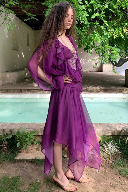 Ruffle Skeleton Skirt Set-Up