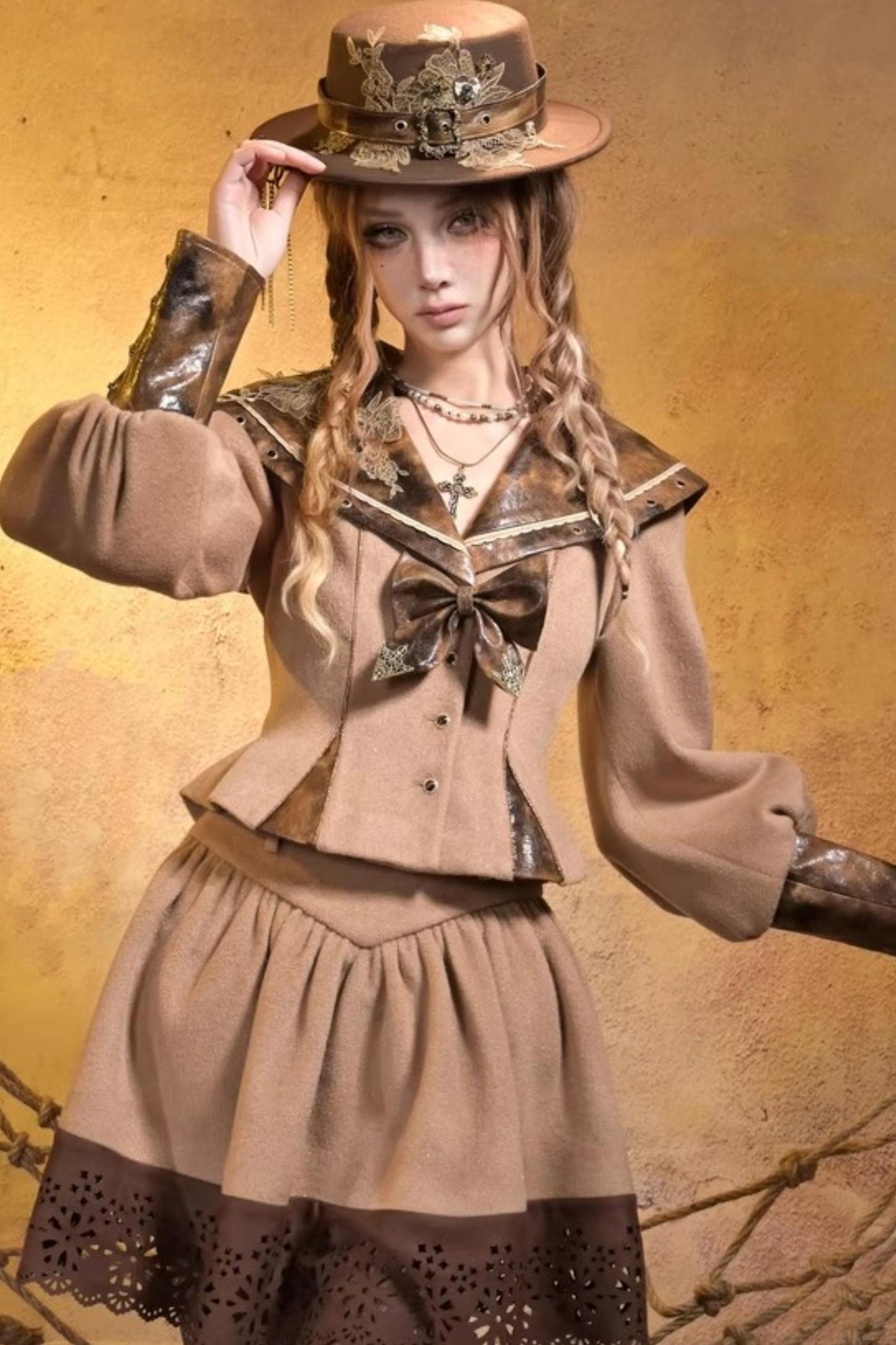Steampunk Woolen Suit Set-Up