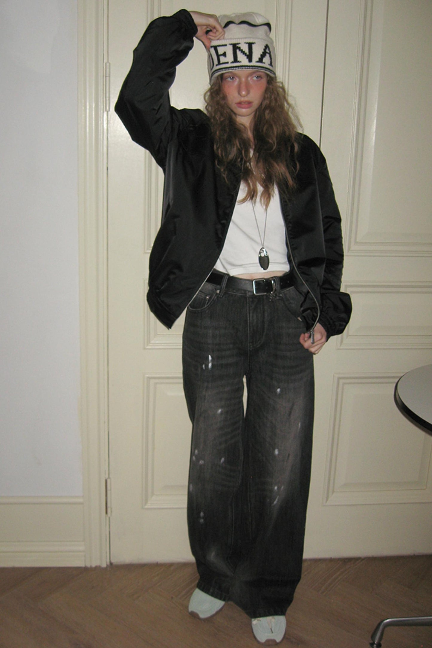 Uena Black Cotton Jacket