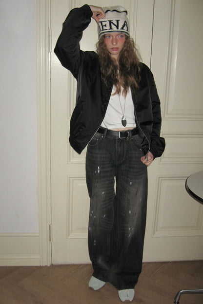 Uena Black Cotton Jacket