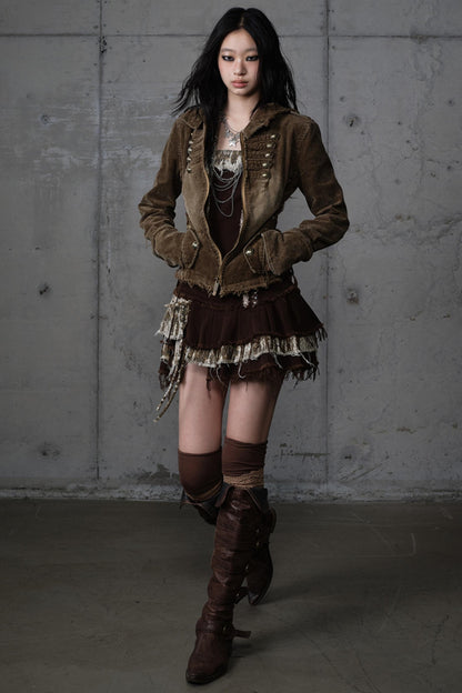 Detachable Slim Hooded Jacket