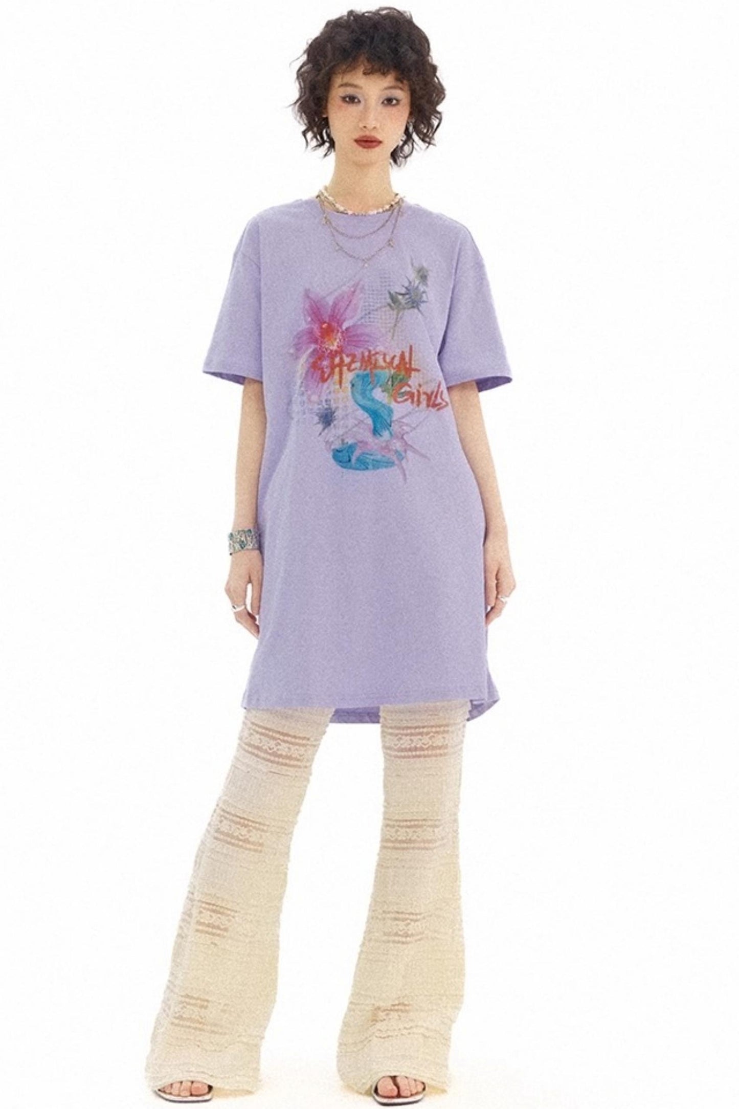 Flower Room T-Shirt Dress