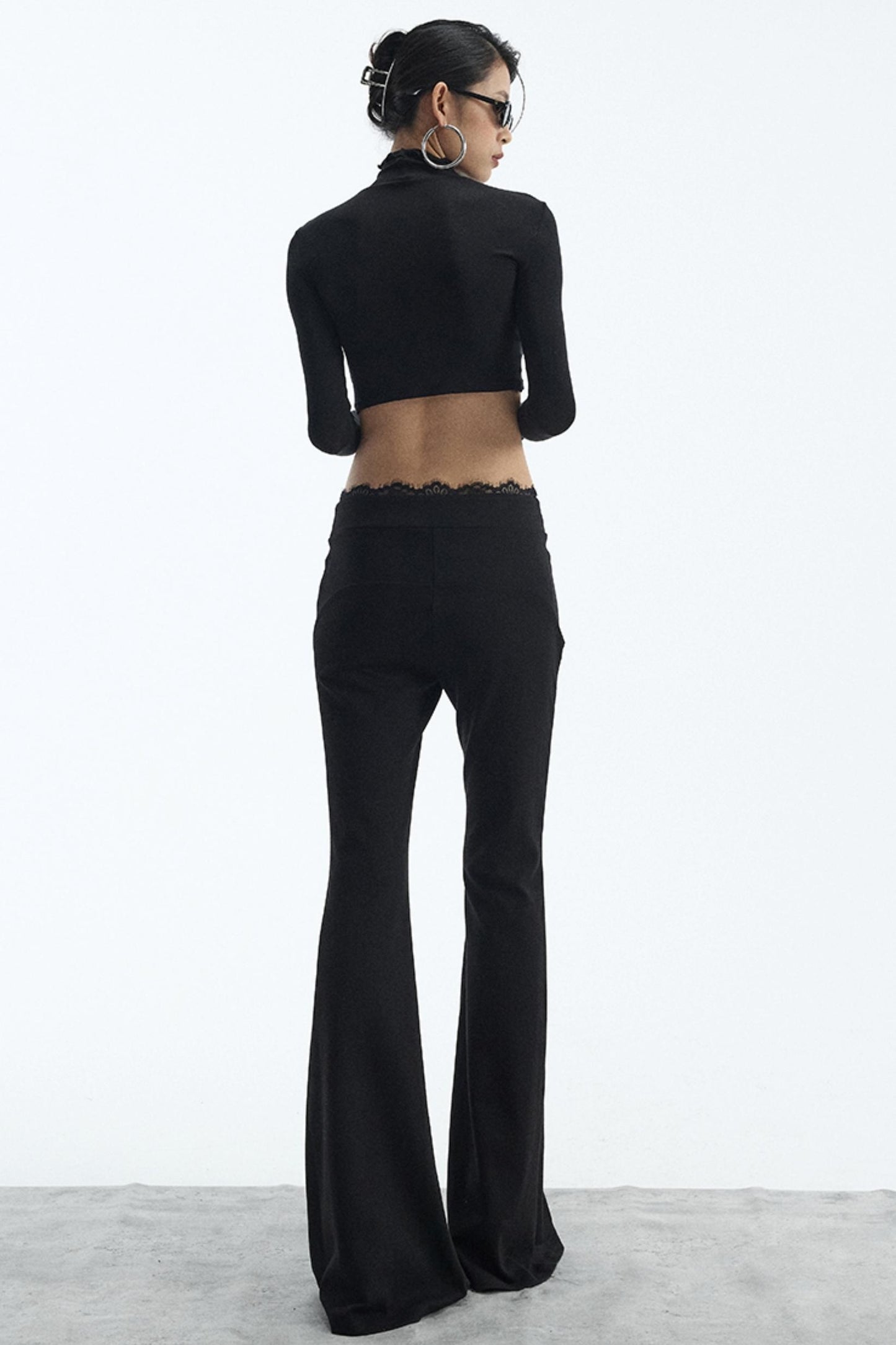 Black Flared Pants
