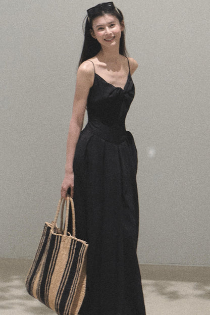 Vintage Ice Linen Camisole Dress