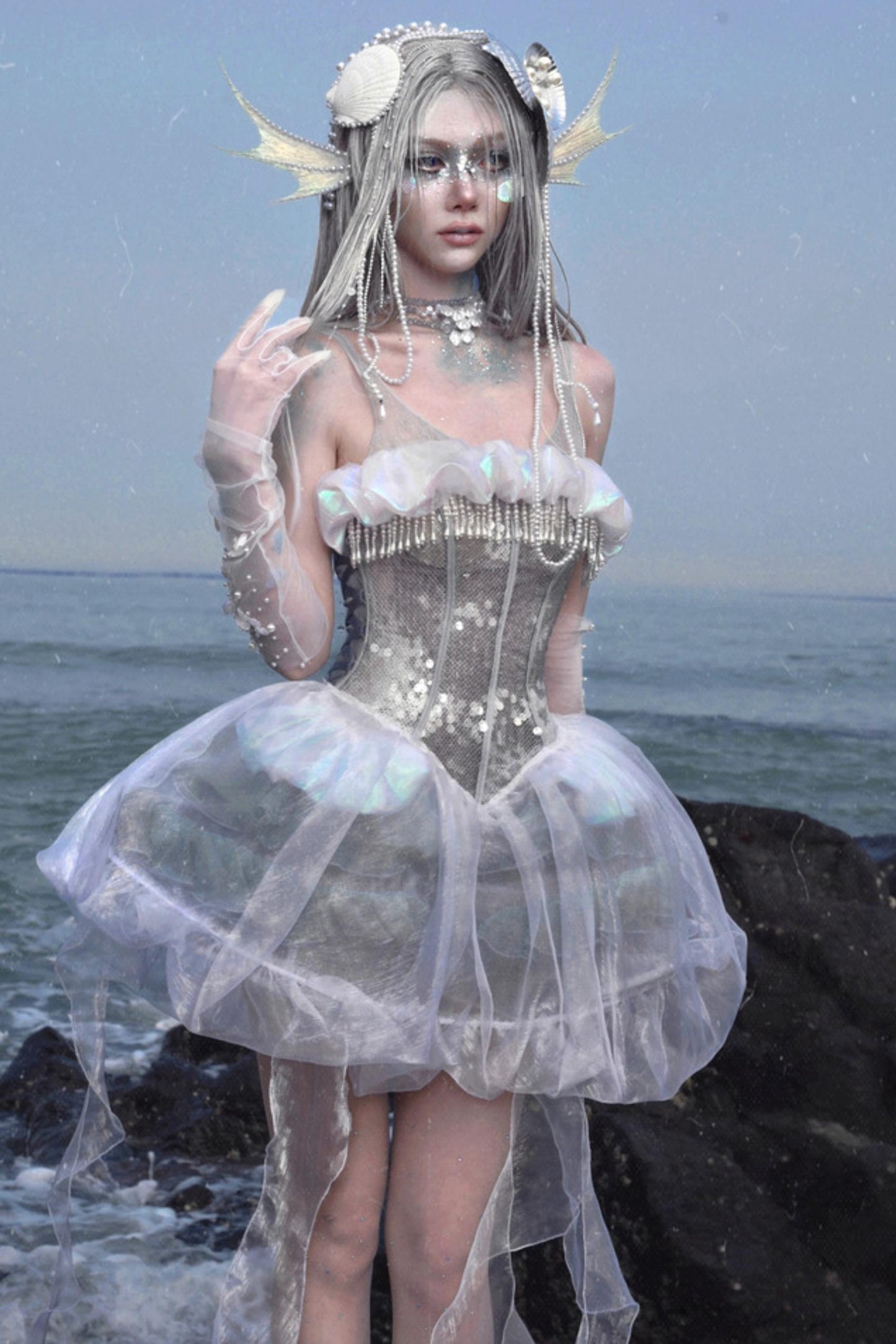 Seaside Sequin Dress