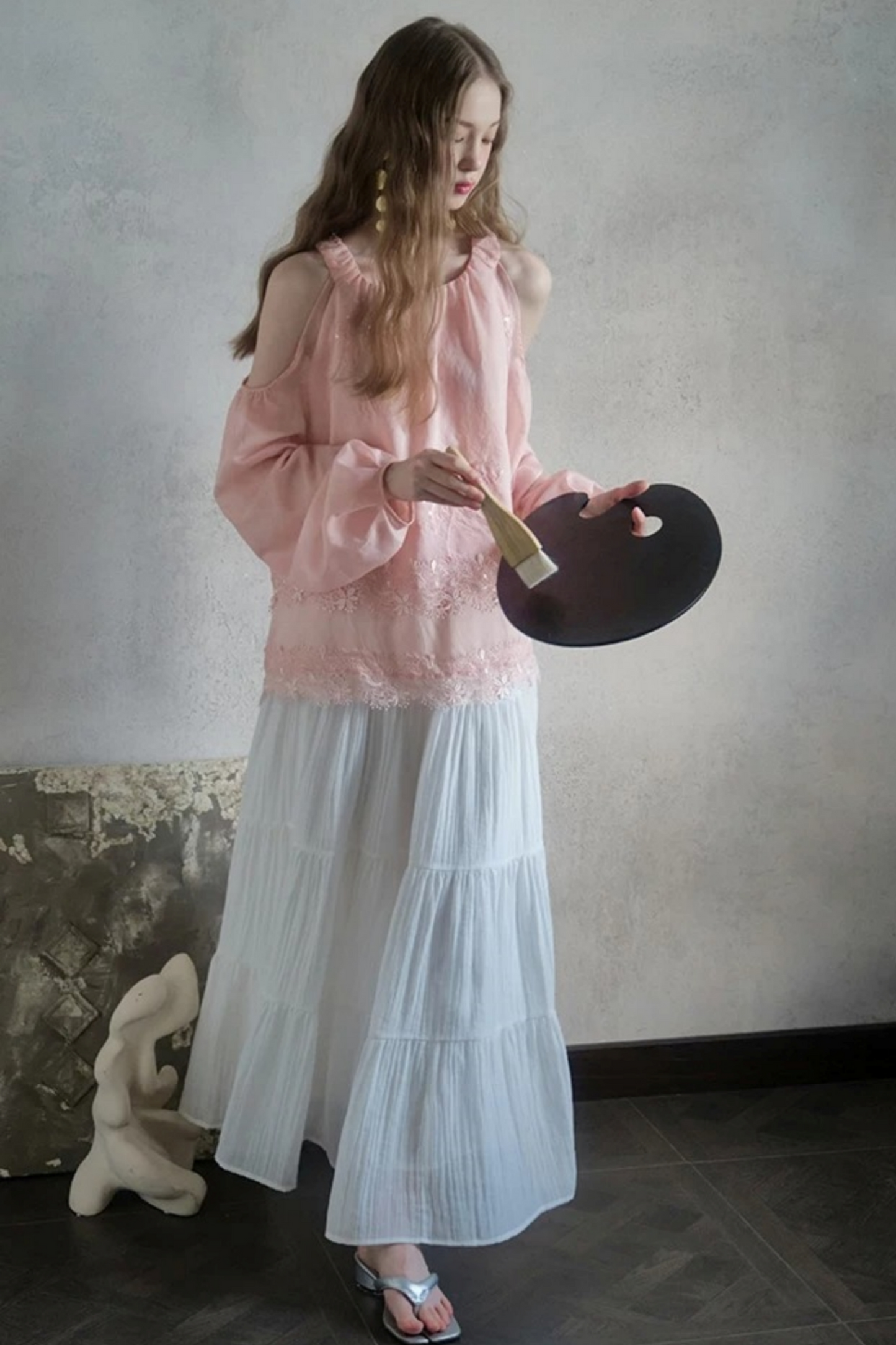 Frida Rose Lace Blouse
