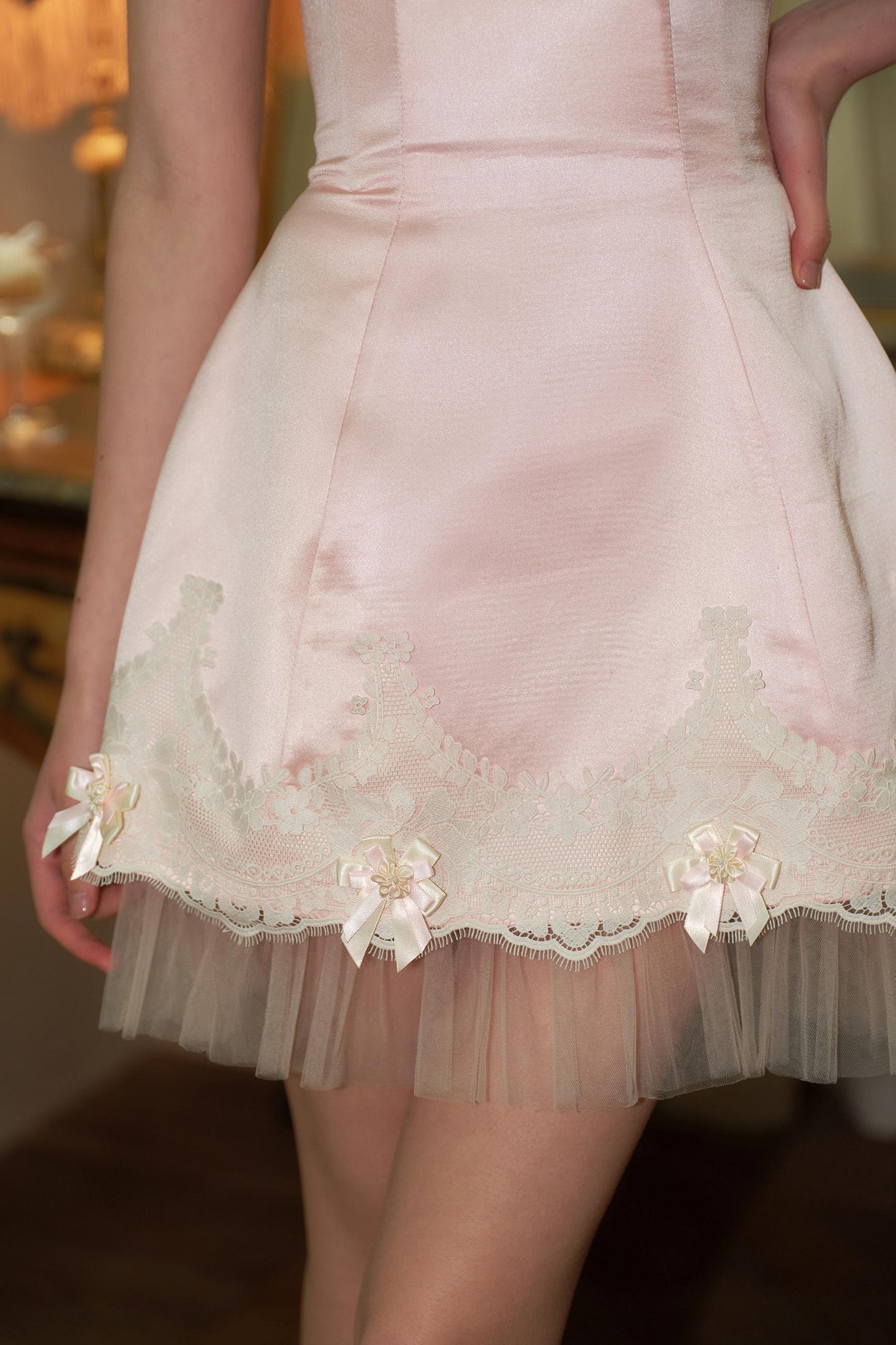 Petite Pink Chirpy Birthday Dress