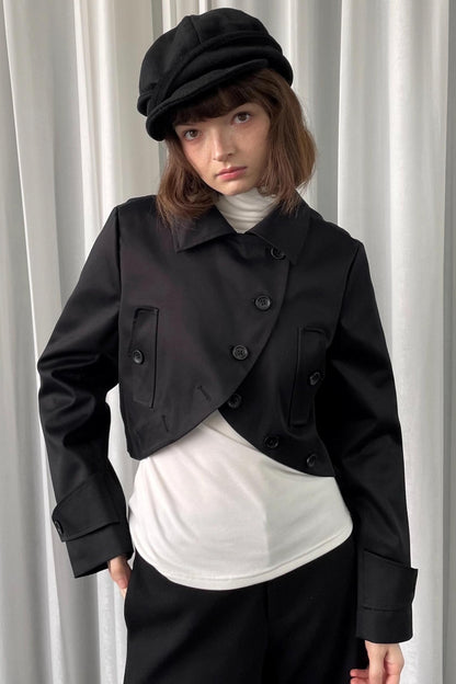 Black Versatile Short Jacket