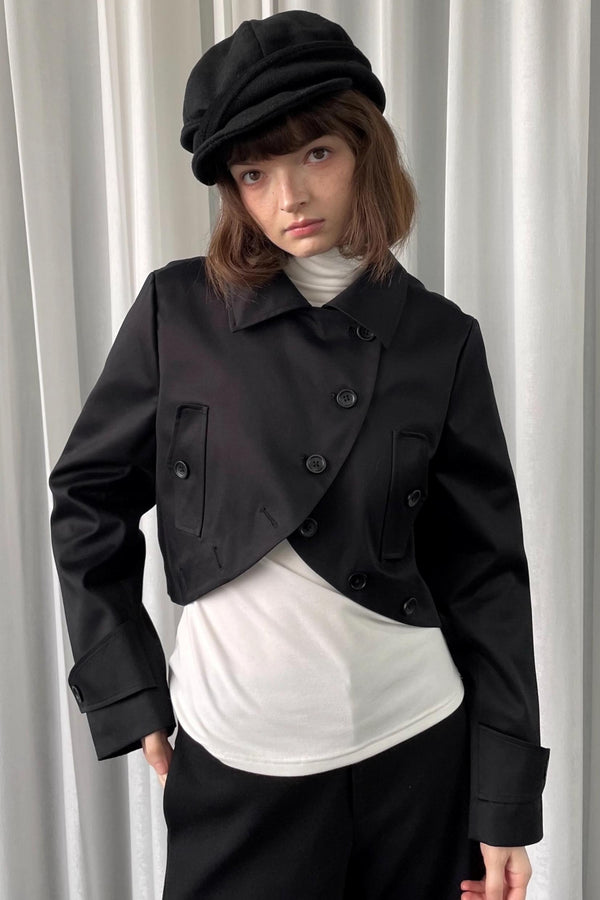 Black Versatile Short Jacket