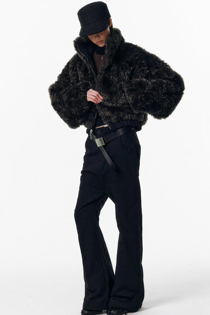 Micro-Flared Walking Pants