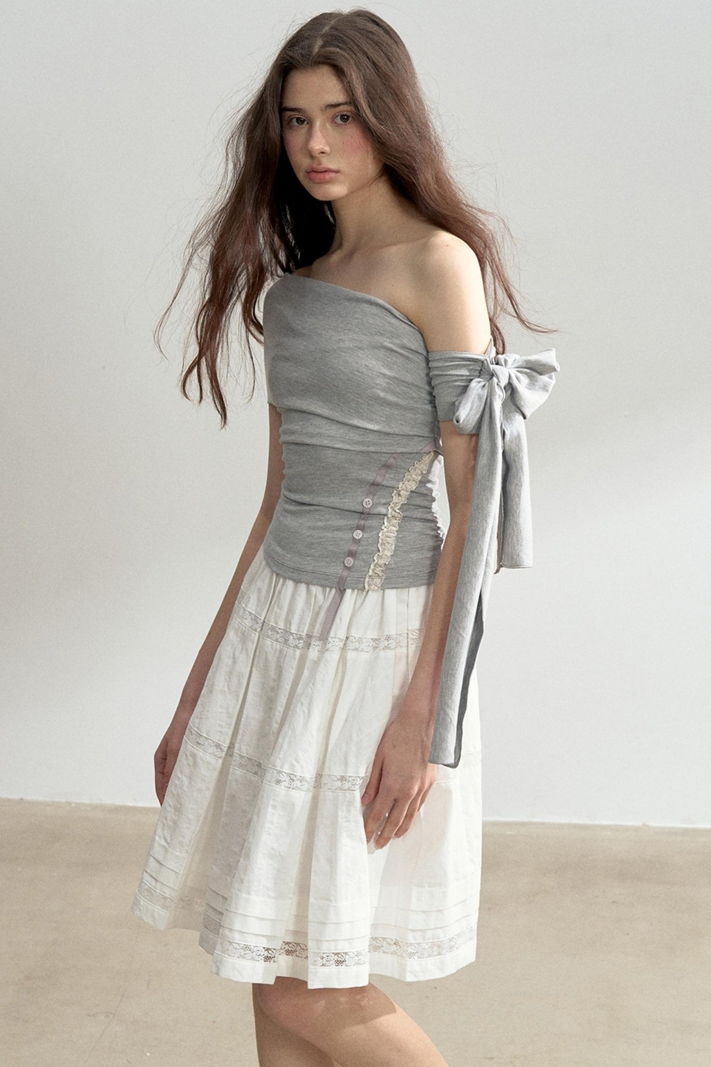 Vibes One-Shoulder T-Shirt