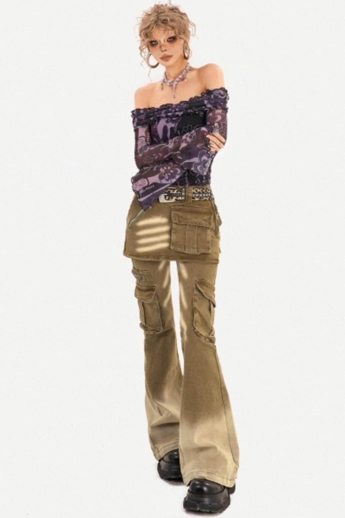 Hippie Retro Mesh Top