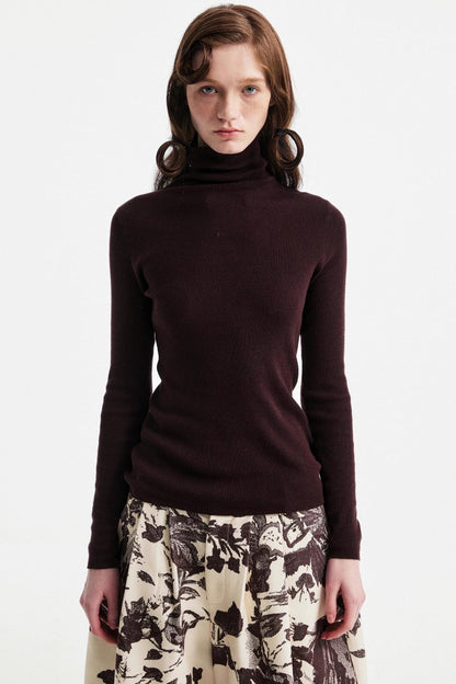 Two-Tone Wool Sweater