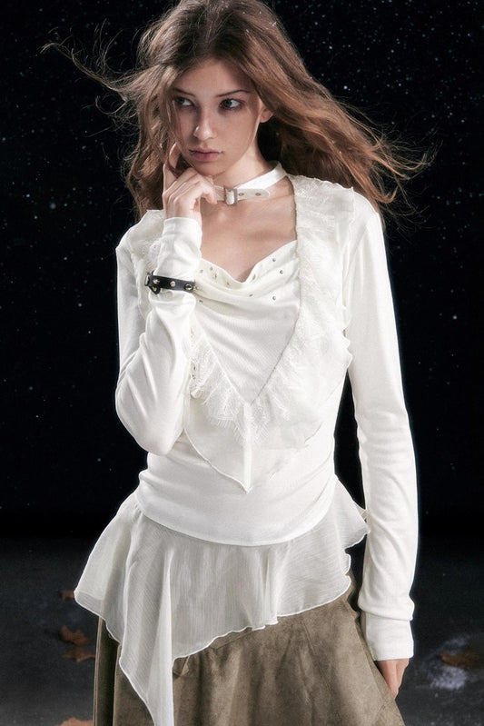 Swing Collar Tencel Shirt