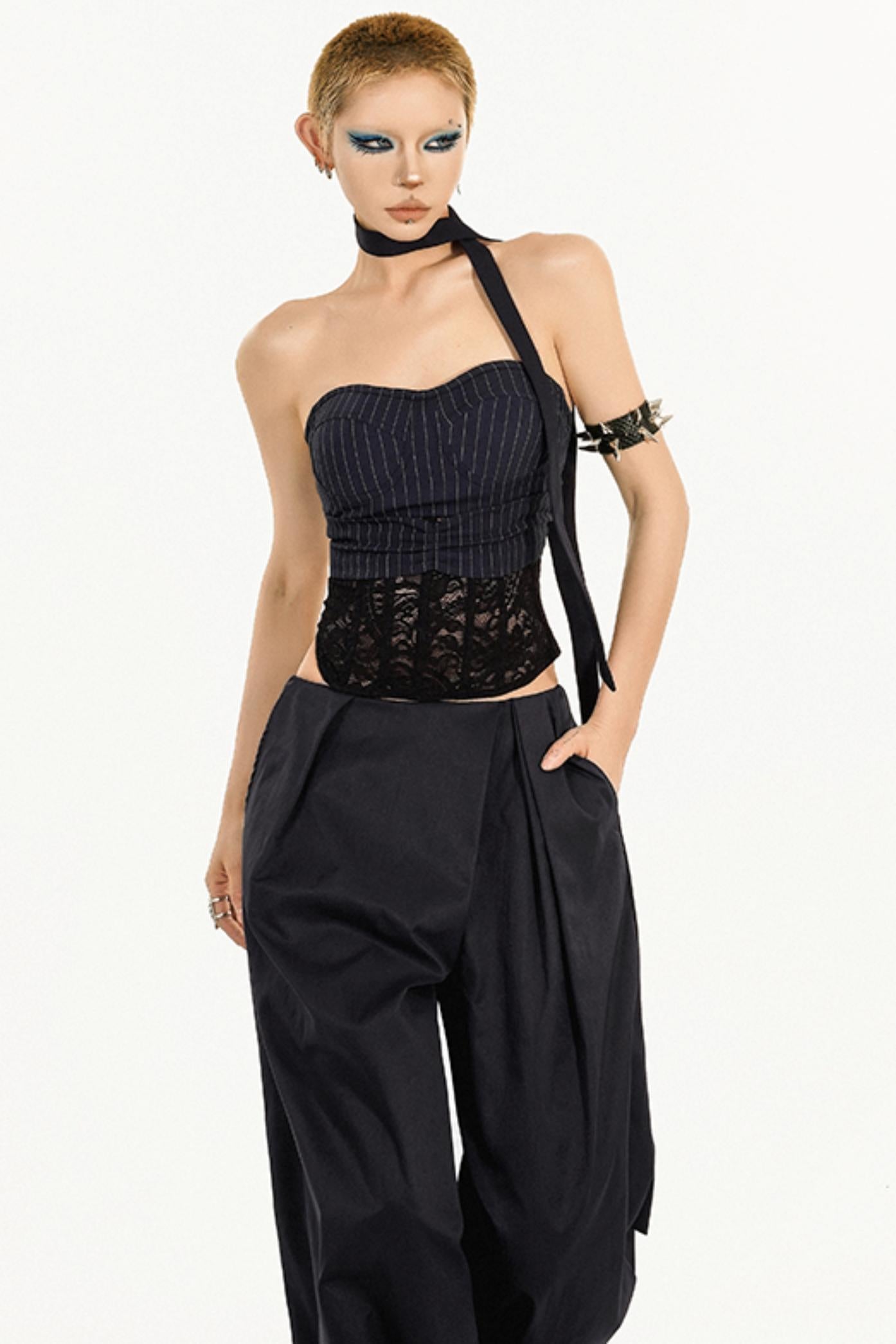 Striped Waist-Slimming Top