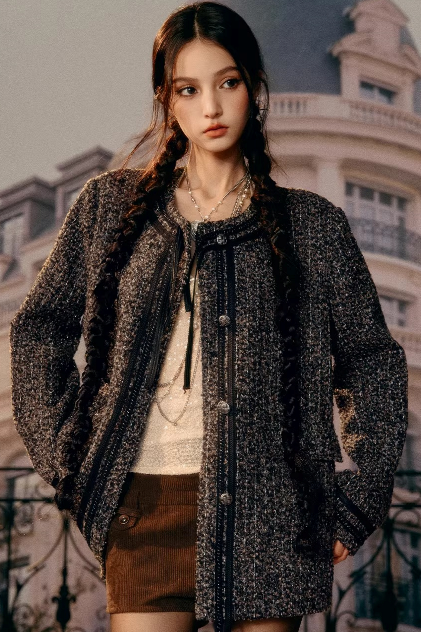 Vintage Tweed Chanel Jacke