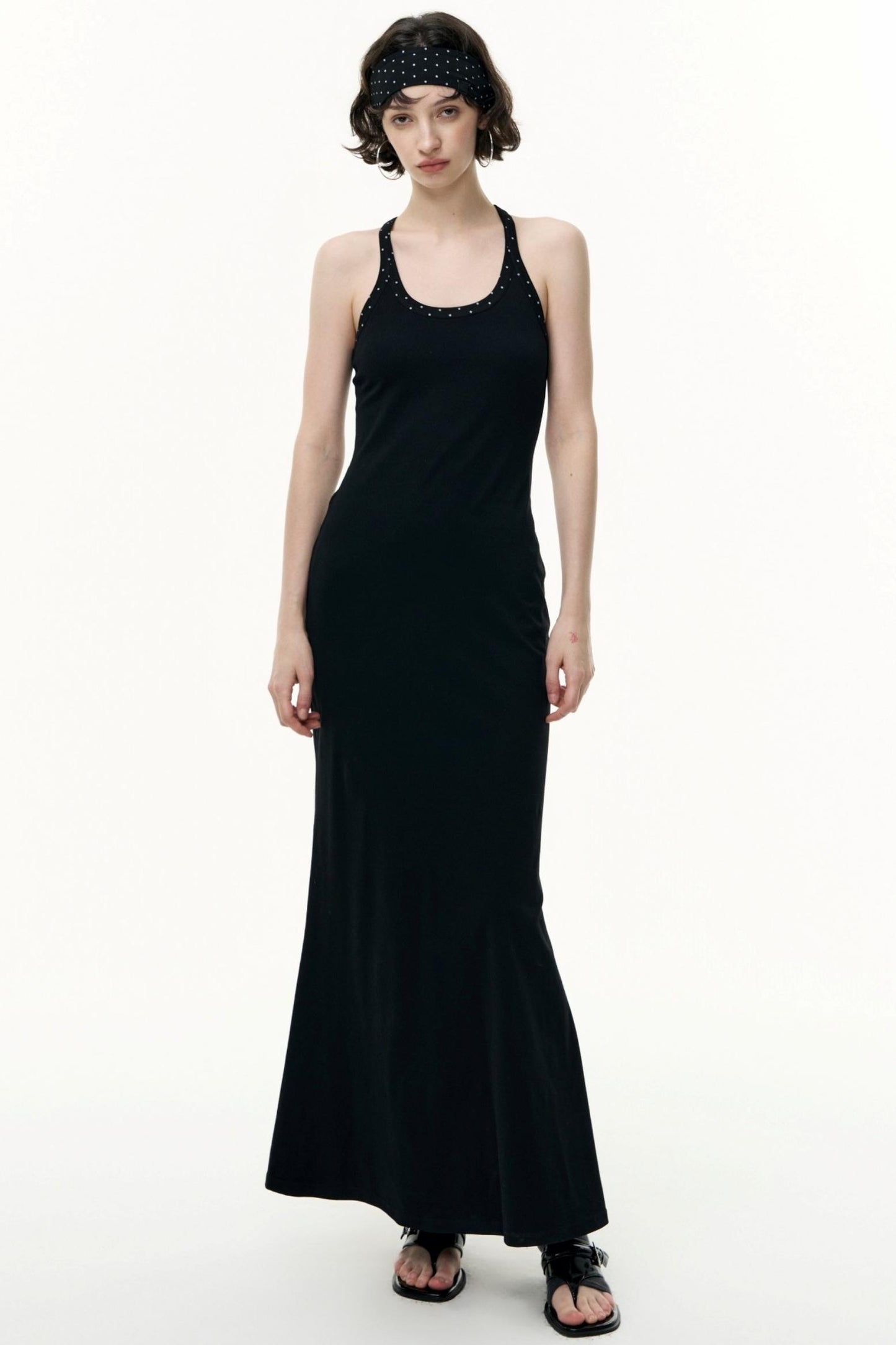 Tencel Striped Camisole Slim Dress