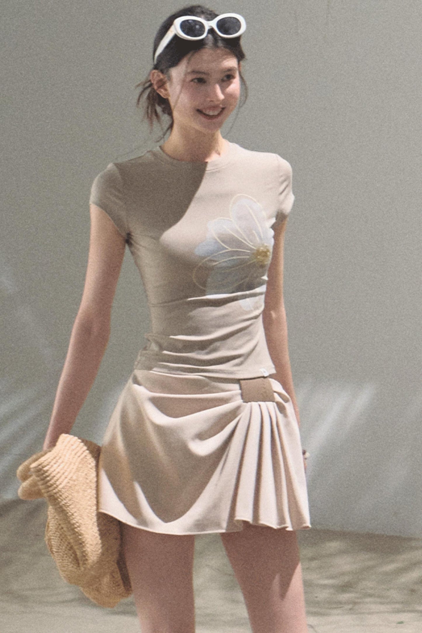 Begonia Bloom Slim Fit T-Shirt