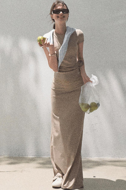 Lace-Trimmed High Waist Skirt