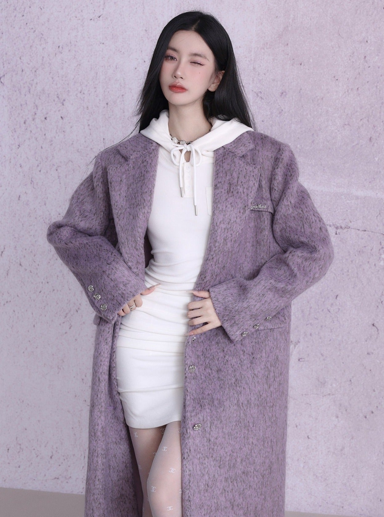 Classic H-shaped oversized Coat