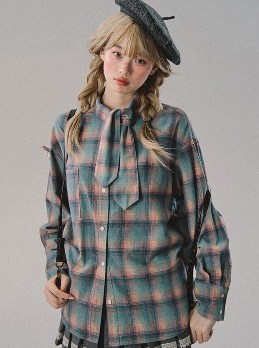 vintage checked shirt