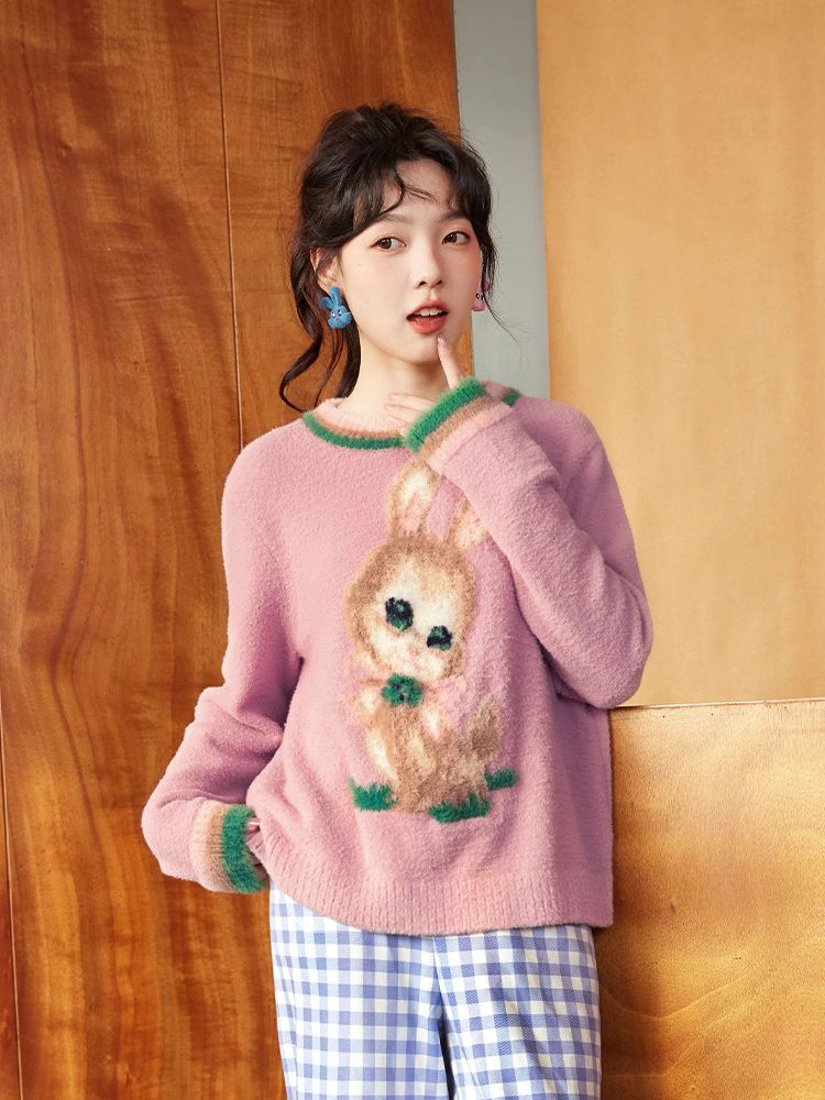 Retro bunny sweater