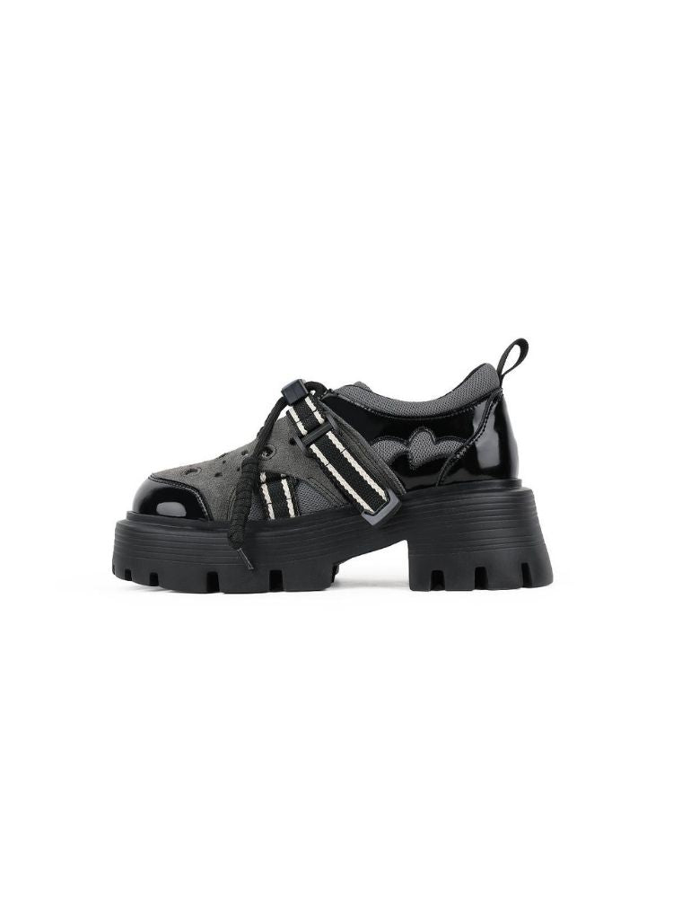 Border Band Sporty Casual Platform Shoes