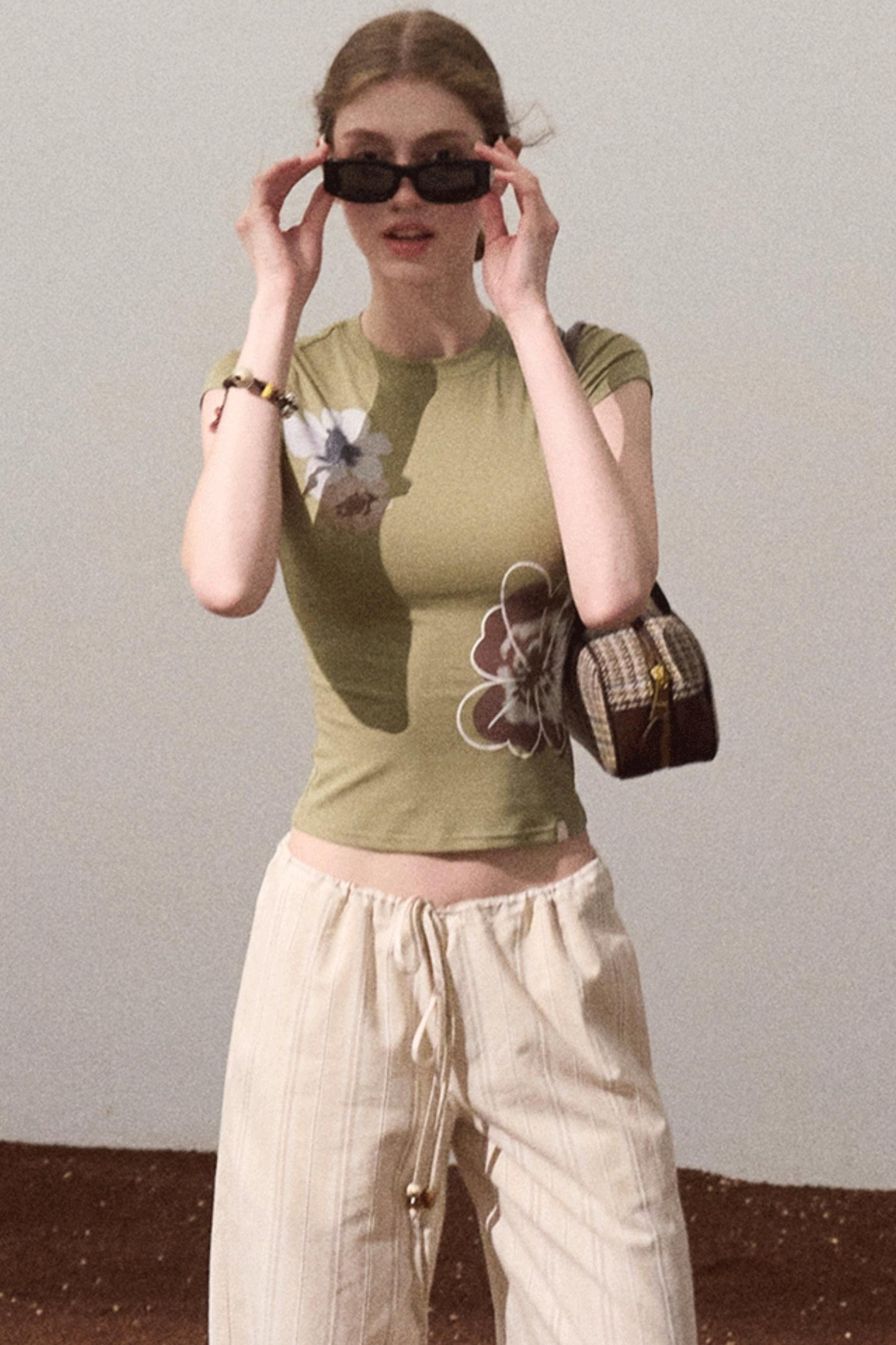 Begonia Bloom Slim Fit T-Shirt