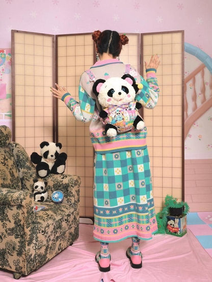 Panda Plush Doll Bag