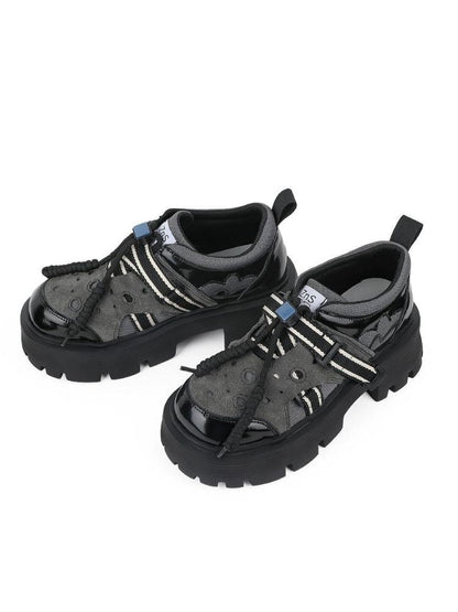 Border Band Sporty Casual Platform Shoes