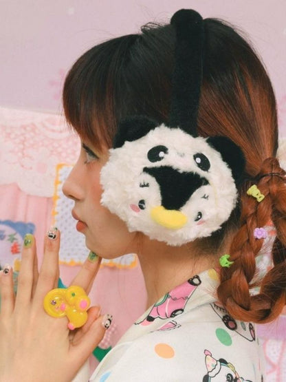 Panda Penguin Warm Plush Earmuffs