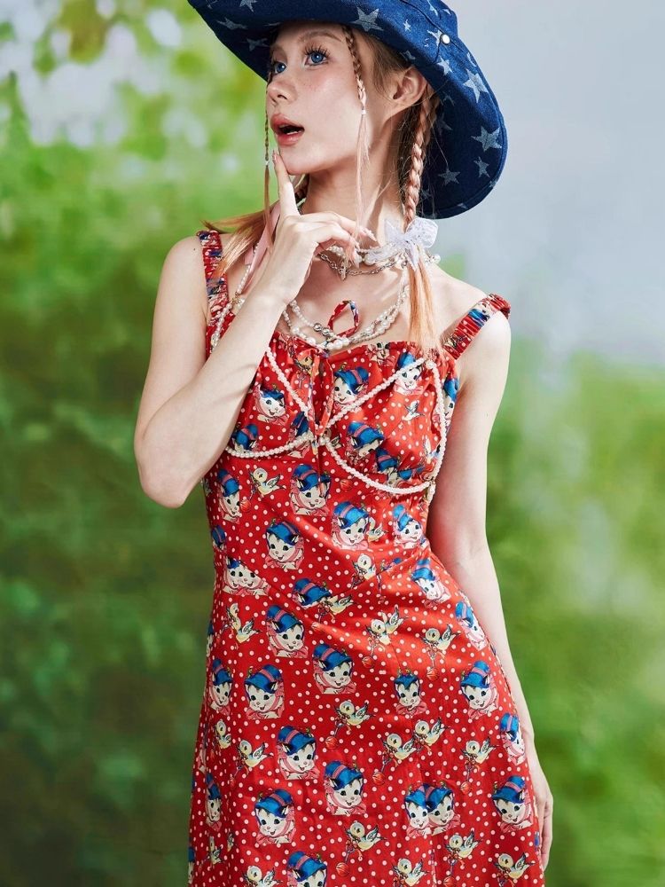 Red Halter Dress