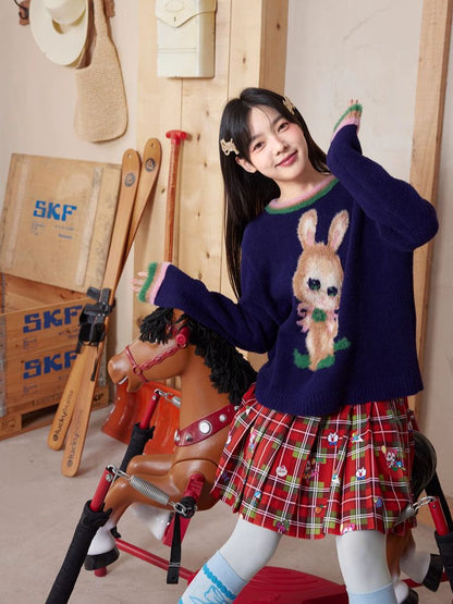 Retro bunny sweater