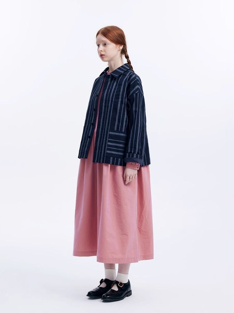 Basic Long Sleeve Literary Dress