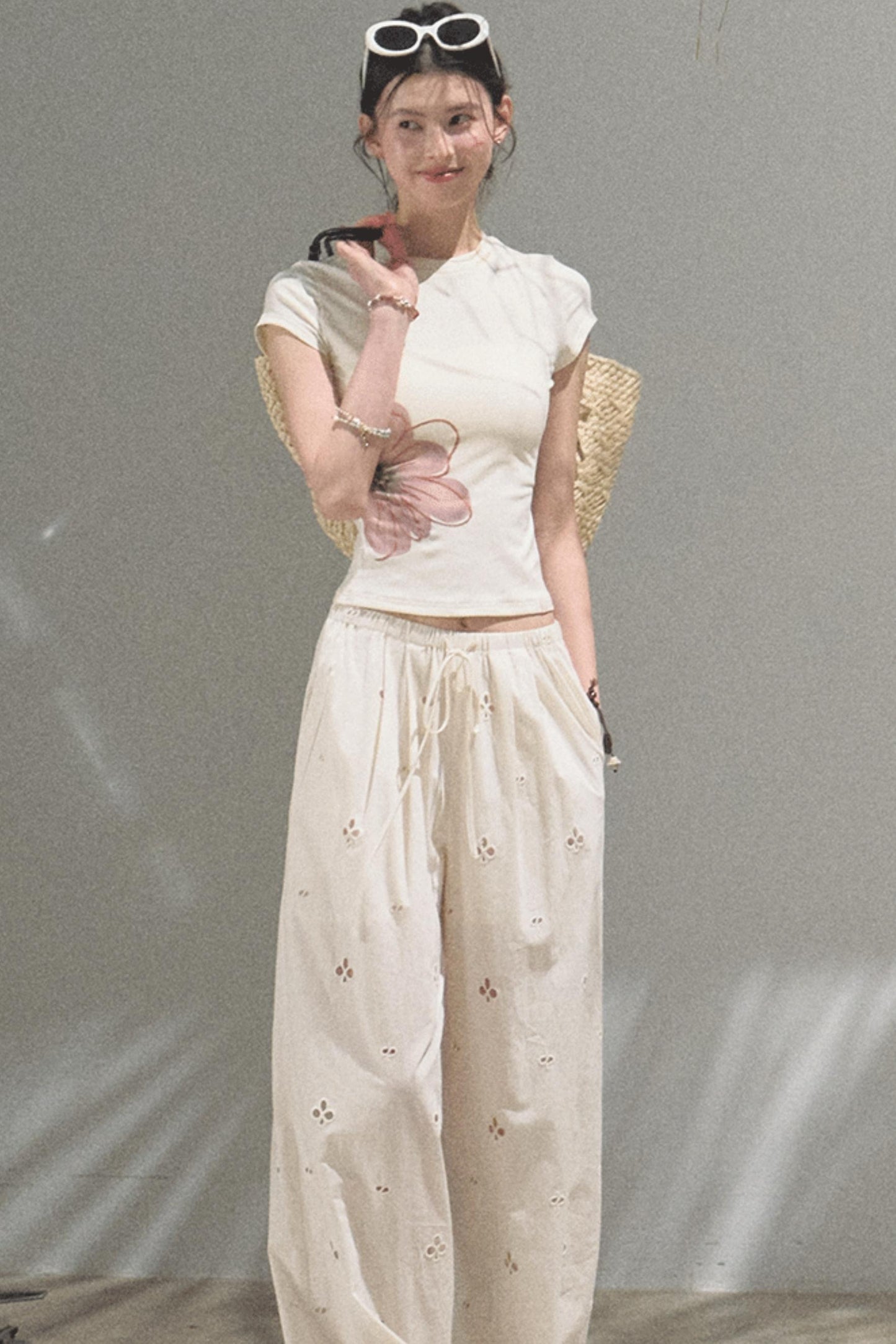 Begonia Bloom Slim Fit T-Shirt